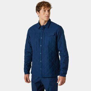 Helly Hansen Men's Isfjord Insulated Shacket Ocean Blue Primaloft